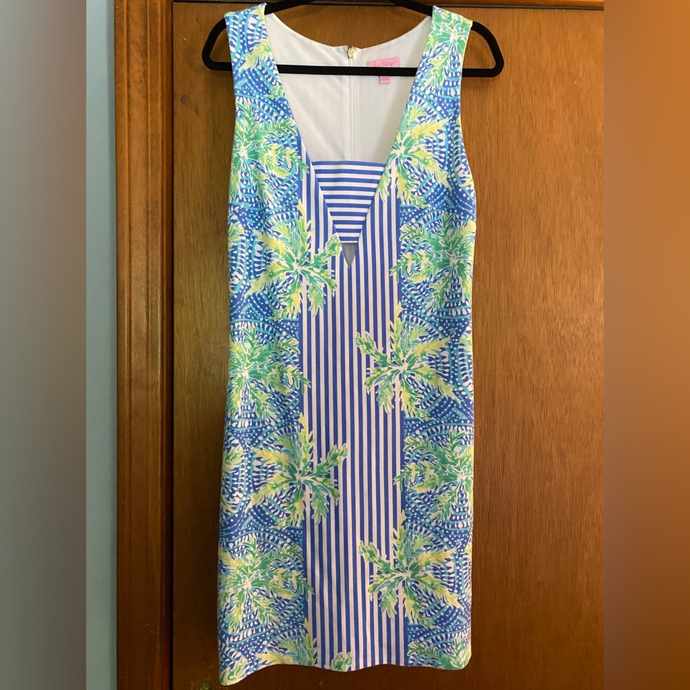 Lilly Pulitzer mini cut out striped and patterned dress